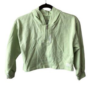Girls' Reebok Pastel Green Long Sleeve Hooded Sweater 8Y